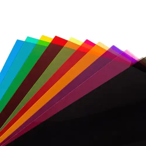 源头工厂彩色pvc塑料片材 透明硬薄板材 彩色硬质胶片