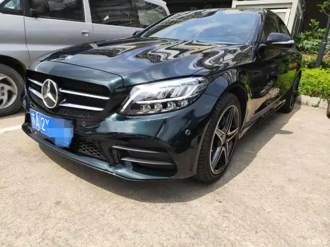 【图】c260提车!祖母绿太美了!_奔驰c级论坛_汽车之家论坛