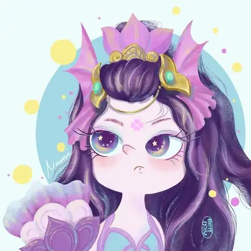 我的朱砂痣英雄-娜美,可可爱爱小傲娇,给自己画个头像#英雄联盟手游