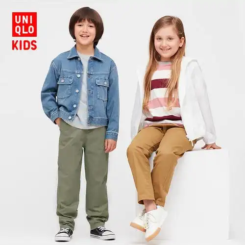 童装男童女童高弹力直筒长裤424475优衣库uniqlo