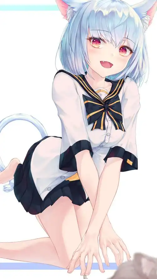 可爱清新动漫少女手机壁纸