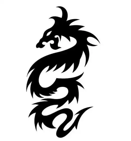 龙图腾纹身图案大全,龙图腾纹身手稿