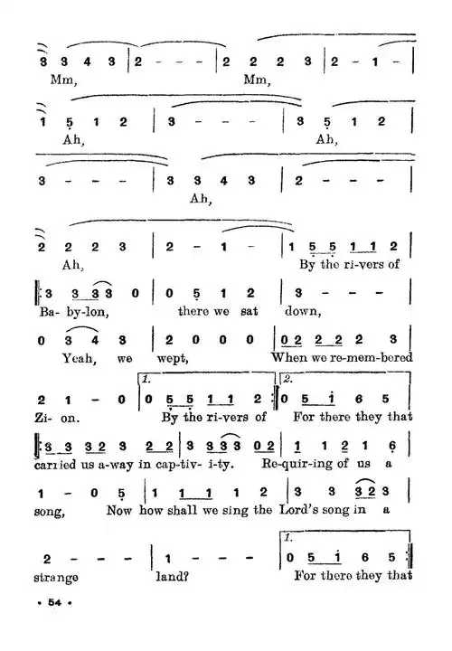 巴比伦河 沈小岑 歌谱 简谱