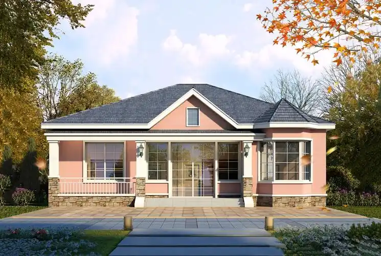 效果图:大道至简,一层别墅设计也能特别亮眼.