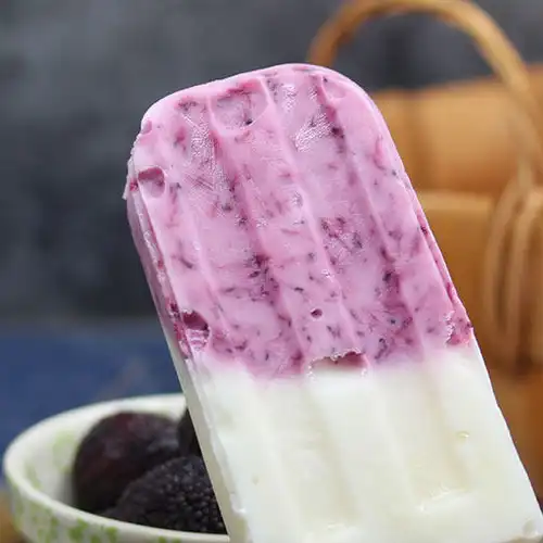 这种冰淇淋外面买不到,酸甜冰爽,自己做超级简单_杨梅_酸奶_雪糕