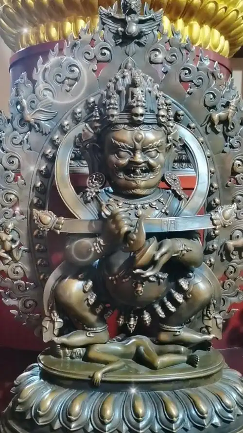 精品紫铜:二臂玛哈嘎拉