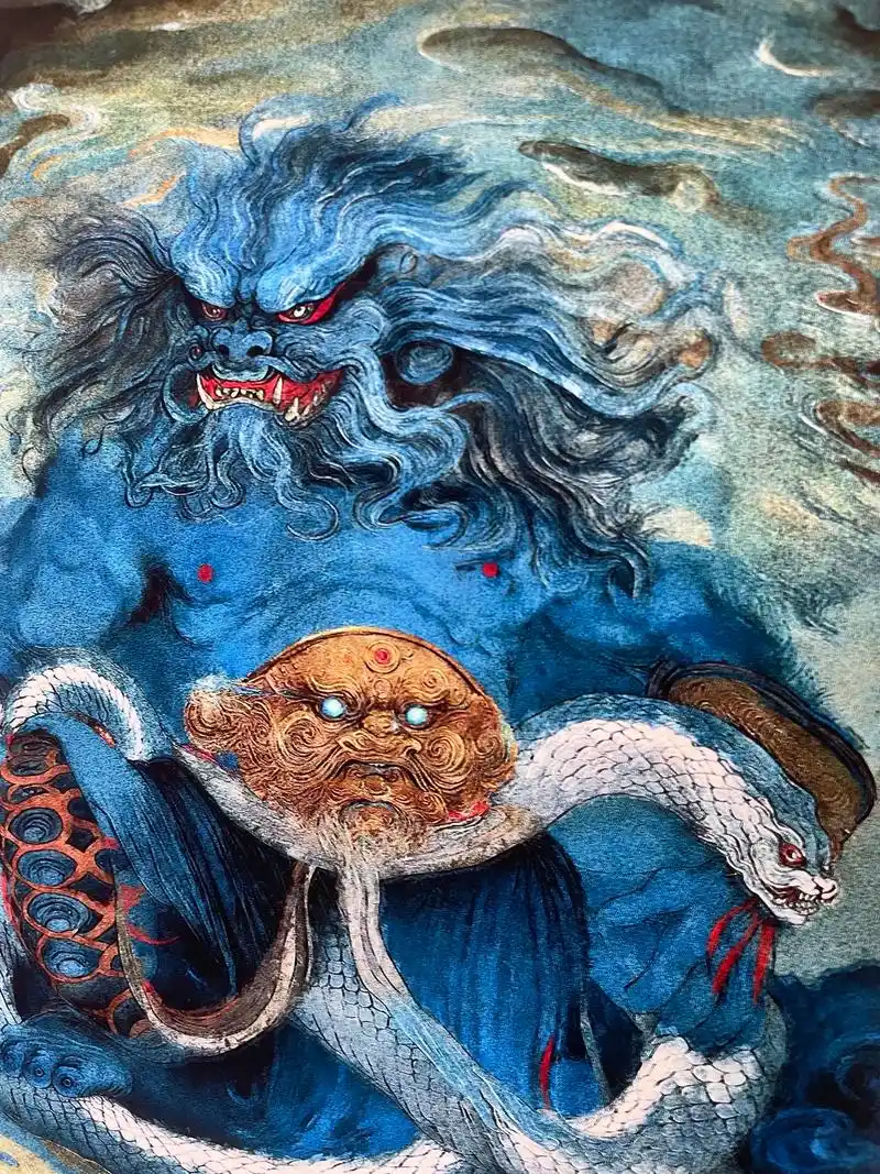 傩十二神兽系列之《强梁食磔》强梁,亦作"强良".亦作"彊良" - 抖音