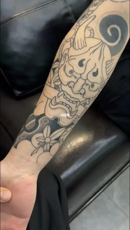 日式般若花臂底色恢复状态继续