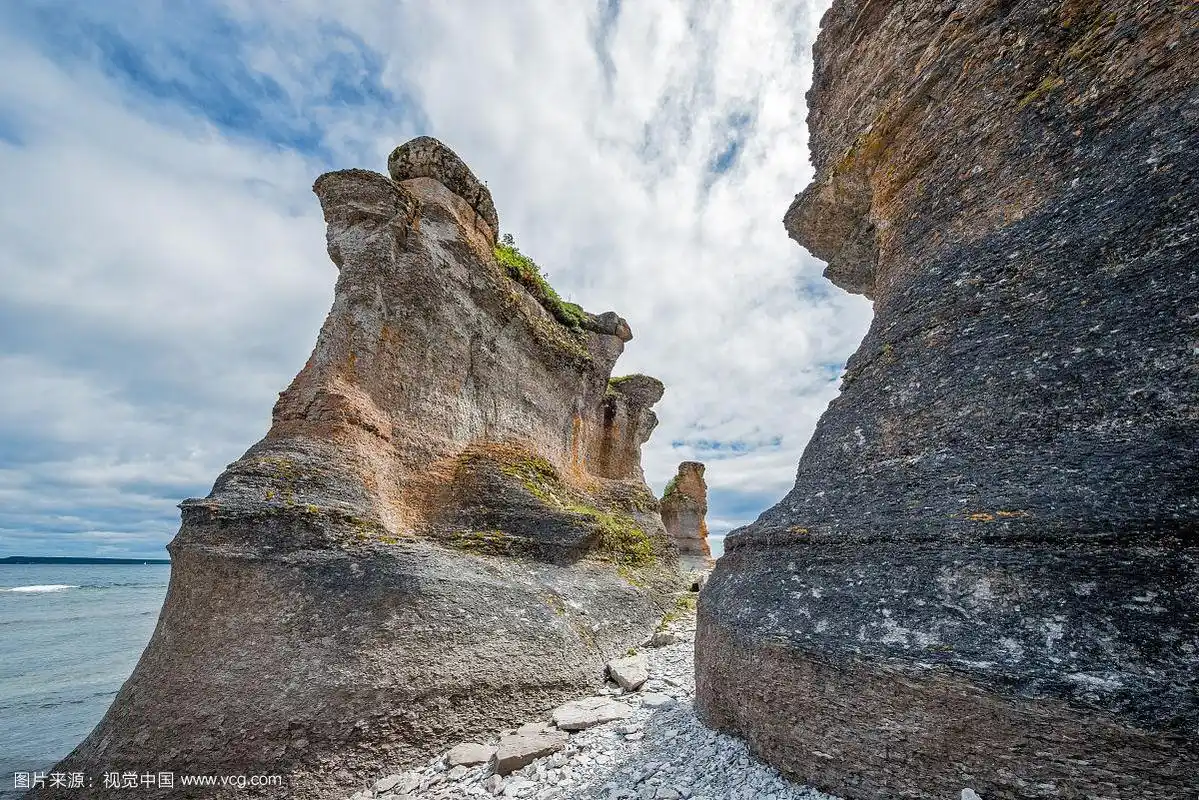 风化的岩石景观