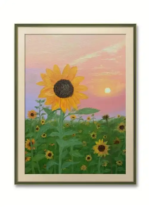 桑陌的画#丙烯画  #向日葵  #原创  #寻找小红书绘画大神  #丙烯