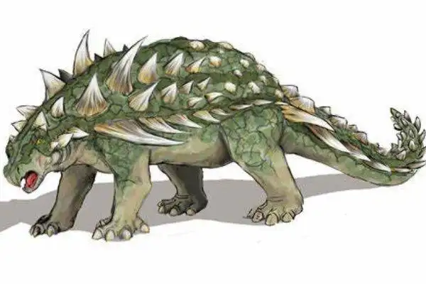 白垩纪多刺甲龙加斯顿龙全身布满坚硬背甲带有尖刺