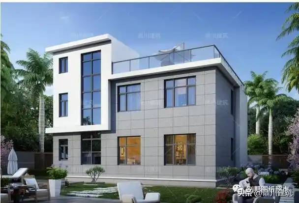 9款现代风格别墅年轻人最爱设计感十足农村建成本还低