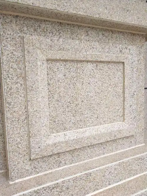 外墙装饰石材 黄金麻真岩石 实现造型设计 返回搜