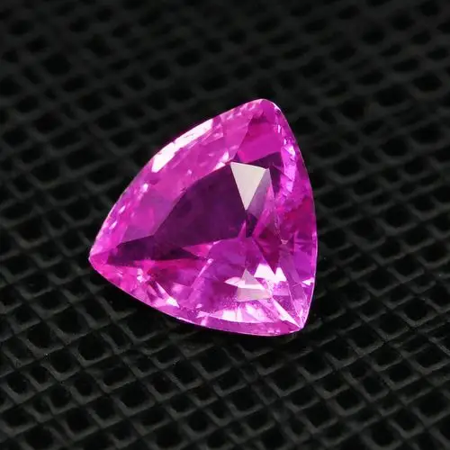 1.27克拉 玻璃体 粉红色蓝宝石裸石 火彩好 可做款 电脑有视频