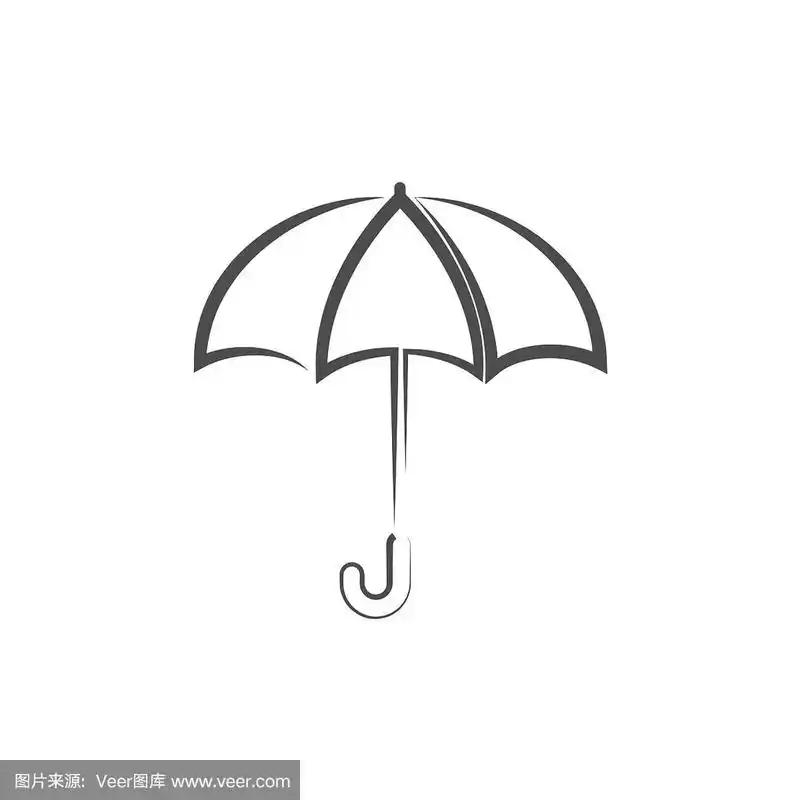 umbrella icon graphic design template vector