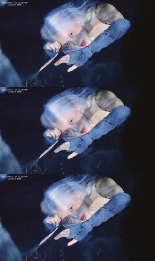 rose蓝发##blackpink新歌