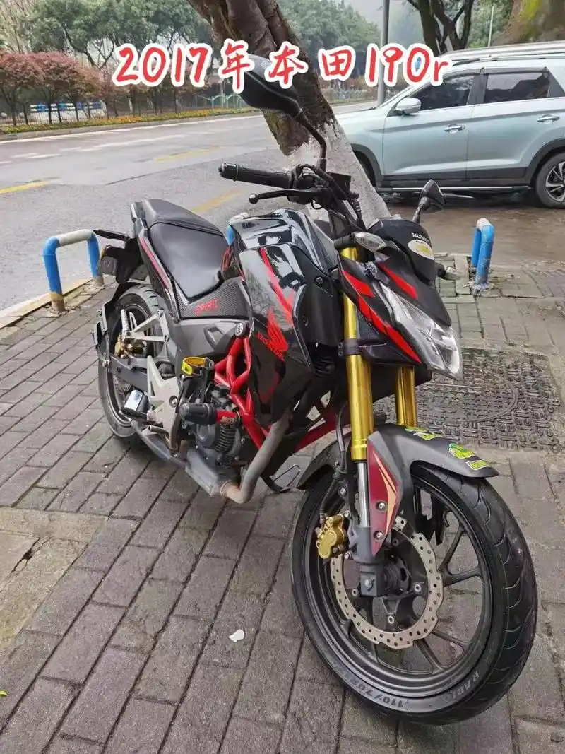 2017本田cb190r.2017年本田190,手续齐全,车 - 抖音