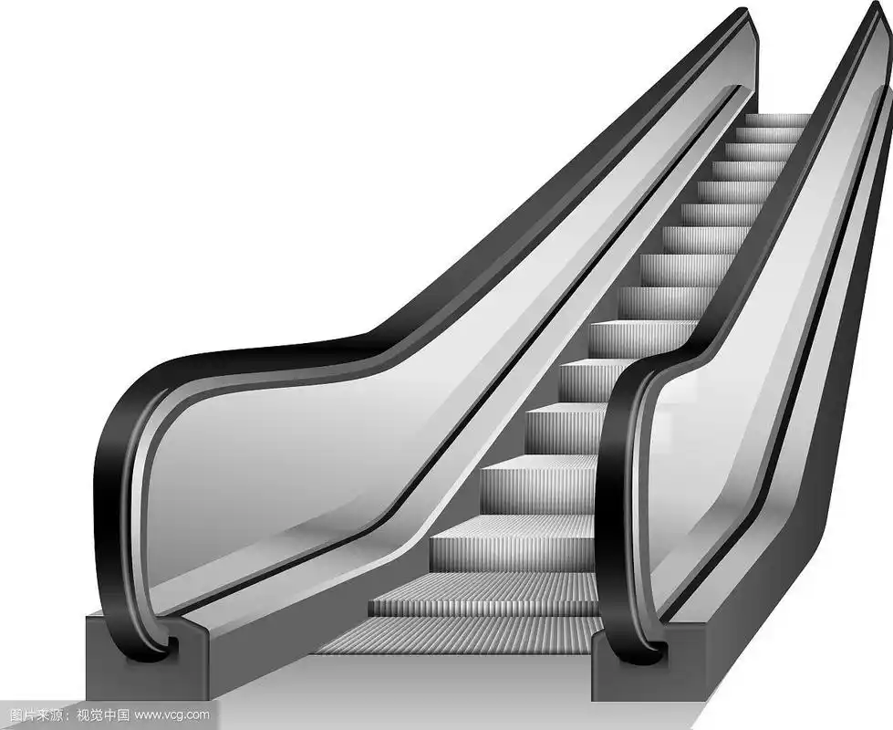 自动扶梯电梯模型逼真的风格