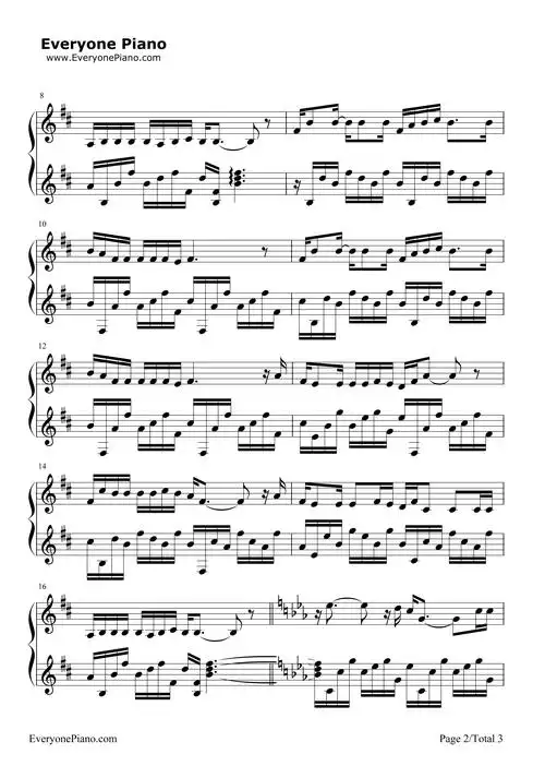 你的样子-阿郎的故事片尾曲五线谱预览2-钢琴谱文件(五线谱,双手简谱