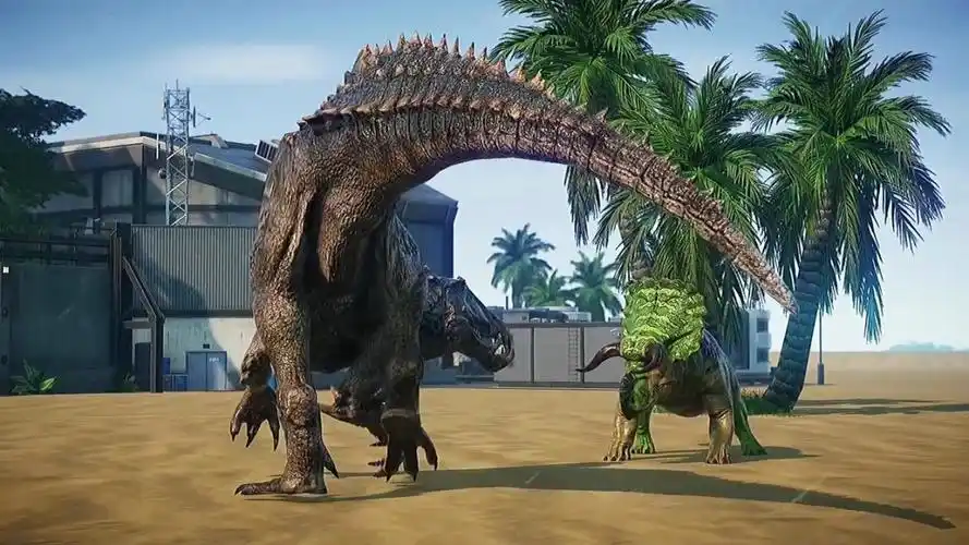 恐龙模拟器:特暴龙vs棘龙vs三角龙