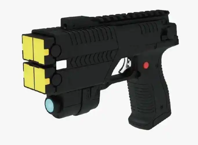 新一代非致命武器双连发电击枪