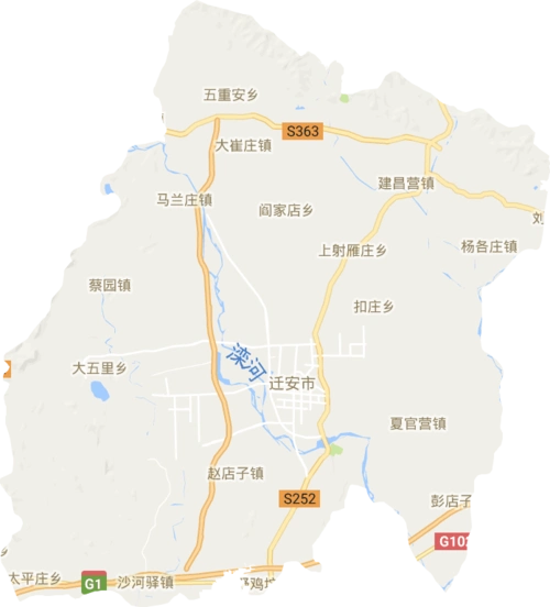 迁安市高清电子地图