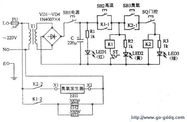 康宝ztp108a5双功能消毒柜臭氧消毒高温消毒均不工作