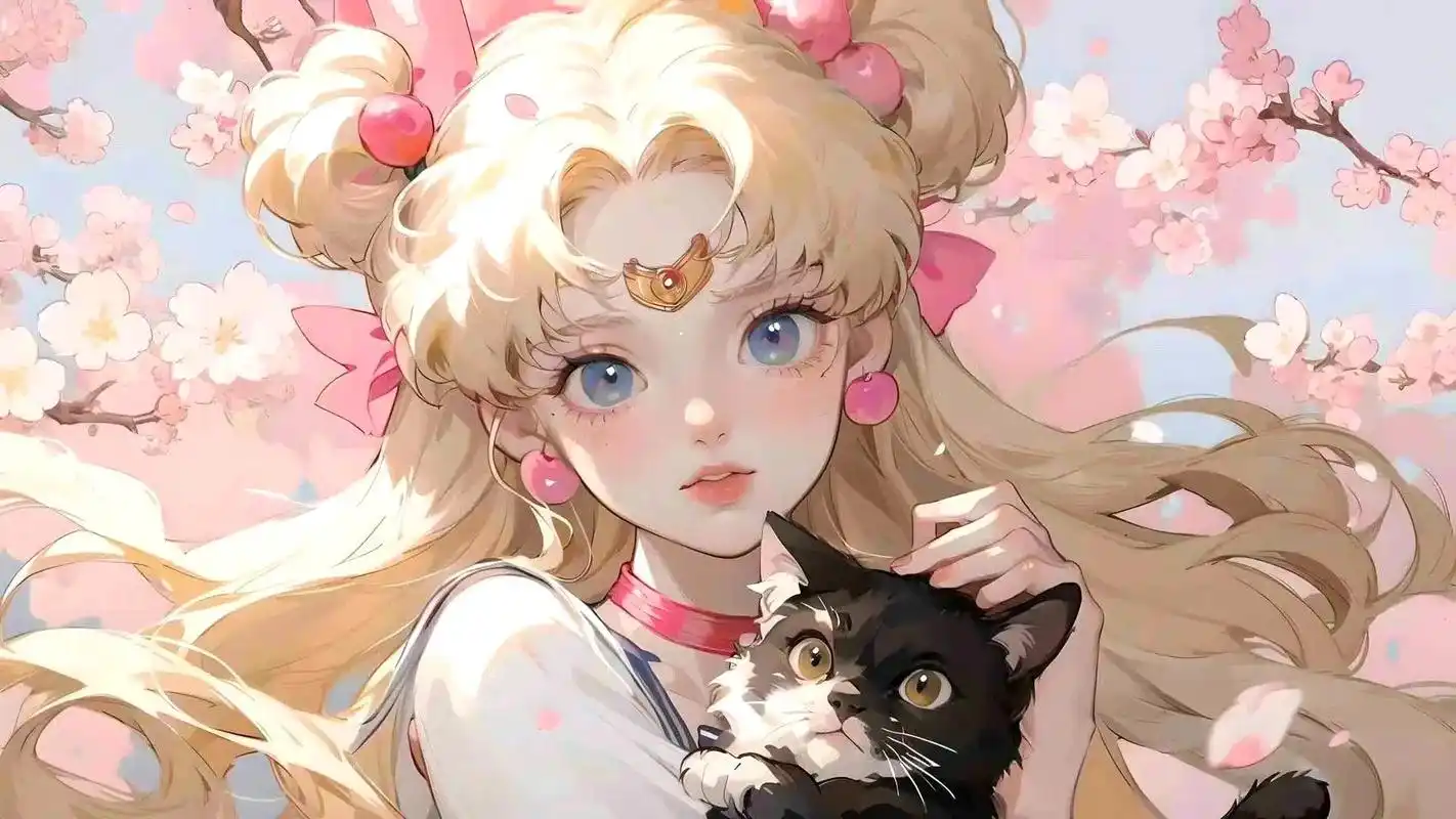 美少女战士水兵月ipad壁纸,做头像也好看哦～ @抖音小助手 - 抖音