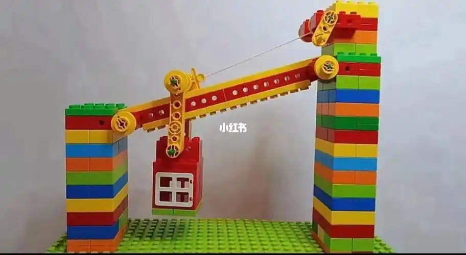 乐高作品分享67大颗粒作品缆车07