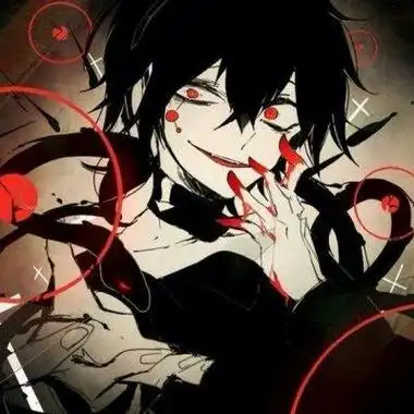 高清血腥的二次元黑暗系头像男生图片