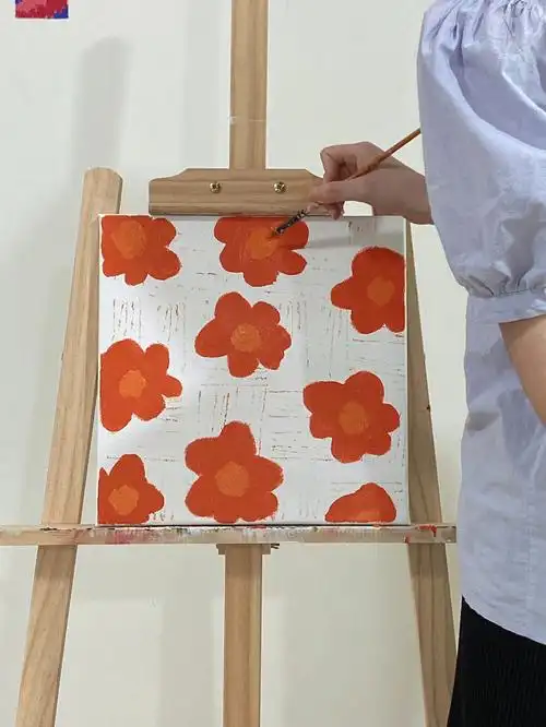 芝芝橙橙零基础丙烯画附教程