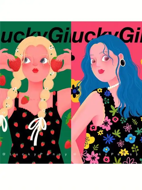 头像分享luckygirl