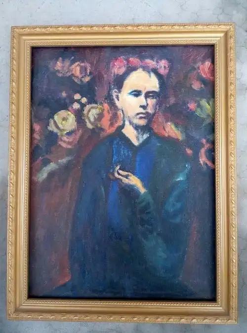 0416亿美元的价格被德国富商拍下,同样也创造了当时世界名画拍卖史的