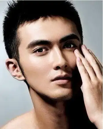 大眼睛双眼皮的男生