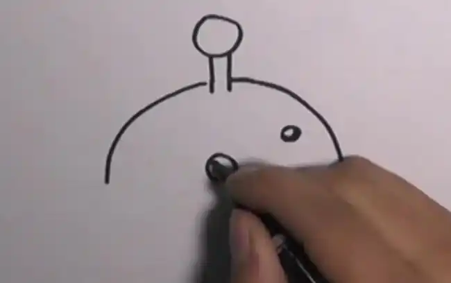 简单的土豆地雷简笔画