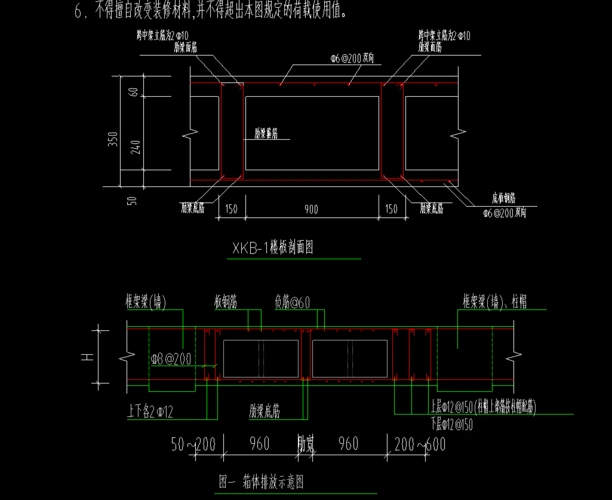 空心楼盖肋梁的下部筋怎么判断是多少