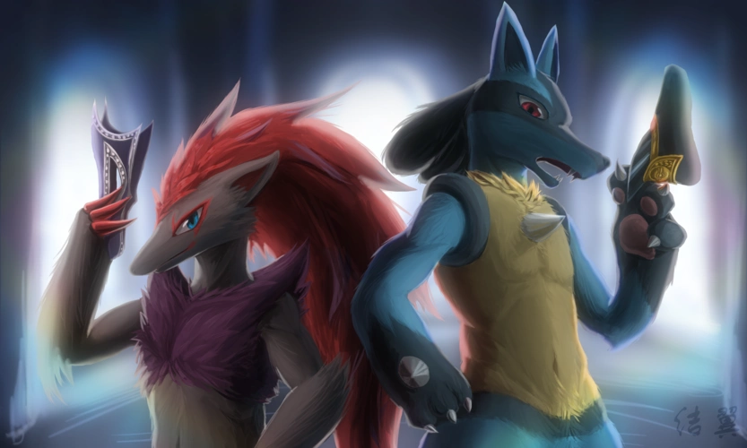 索罗亚克和路卡利欧