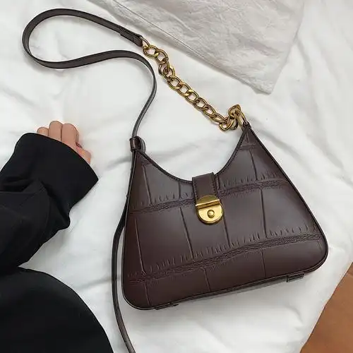 上新复古港风女士包包2020秋冬新款潮流行时尚网红百搭单肩腋下包