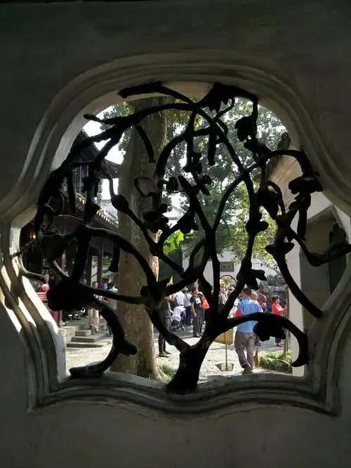 苏州狮子林探秘之漏窗博物馆