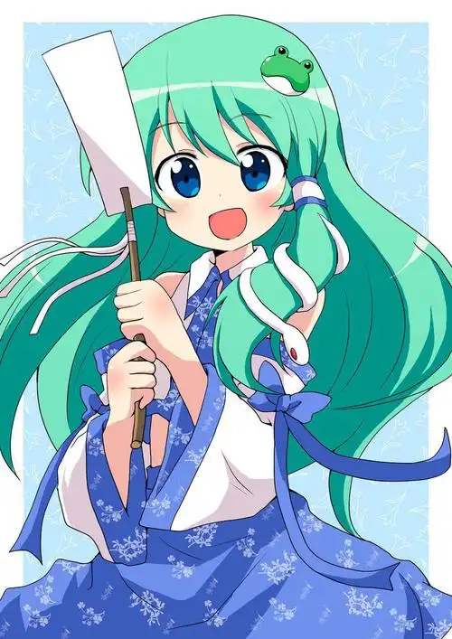 东风谷早苗#早苗#祀られる風の人間#东方project#竖图用户昵称eo7epp