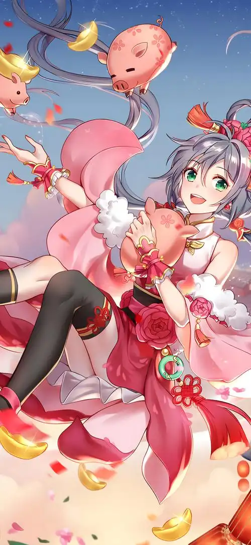 洛天依超清全面屏壁纸小众唯美15m左右大图