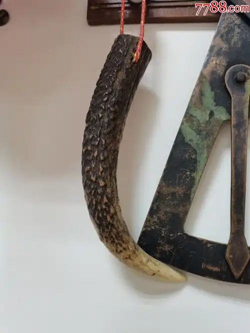 清朝鹿角挂件_价格280元【津门百年旧货铺】_第1张_7788收藏__收藏