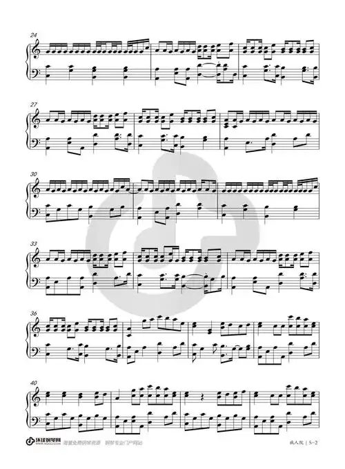 华晨宇的疯人院钢琴谱来啦