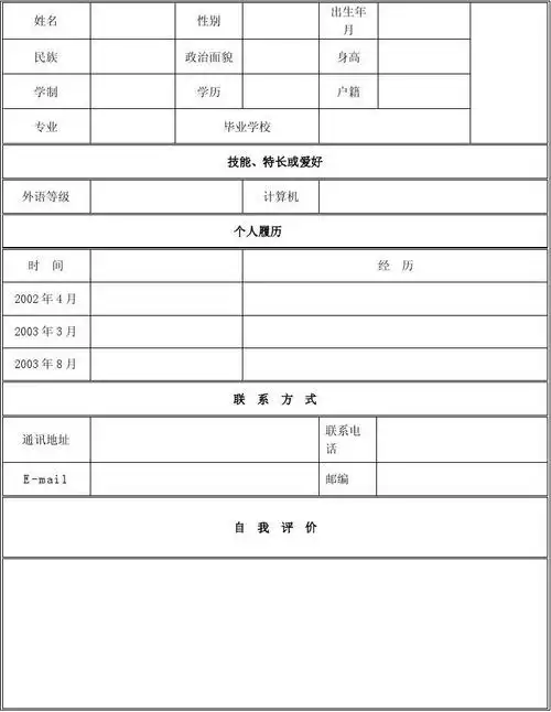 简介样表第1页 下一页 相关主题 你可能喜欢 word个人简历模板下载