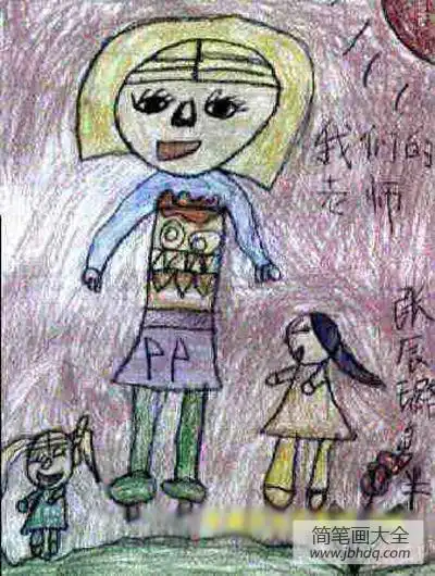 我的梦想当一名老师简笔画