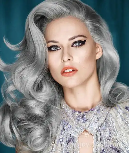 joyous染发笔 奶奶灰 50度灰染发蜡笔 一次性染发棒 健康染发