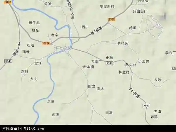 赤水镇地形图 - 赤水镇地形图高清版 - 2021年赤水镇地形图