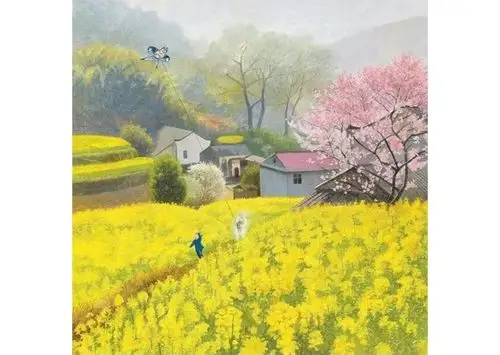 其它 《油菜花》 写美篇用水彩 画出一片美丽的天空 谁说天空一定是