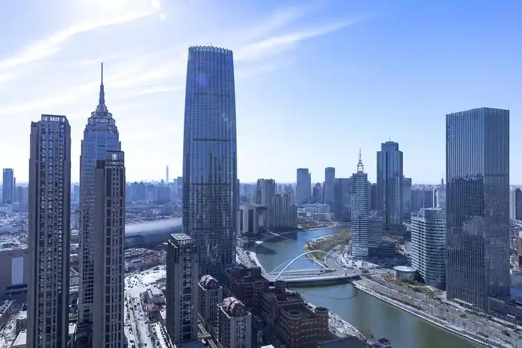 天津海河地区高楼大厦