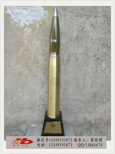 湘潭100铜壳炮弹工艺品 焊接雕刻弹壳模型